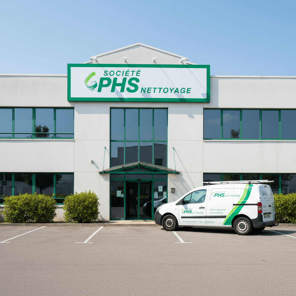 Batiment d'une agence de nettoyage 
