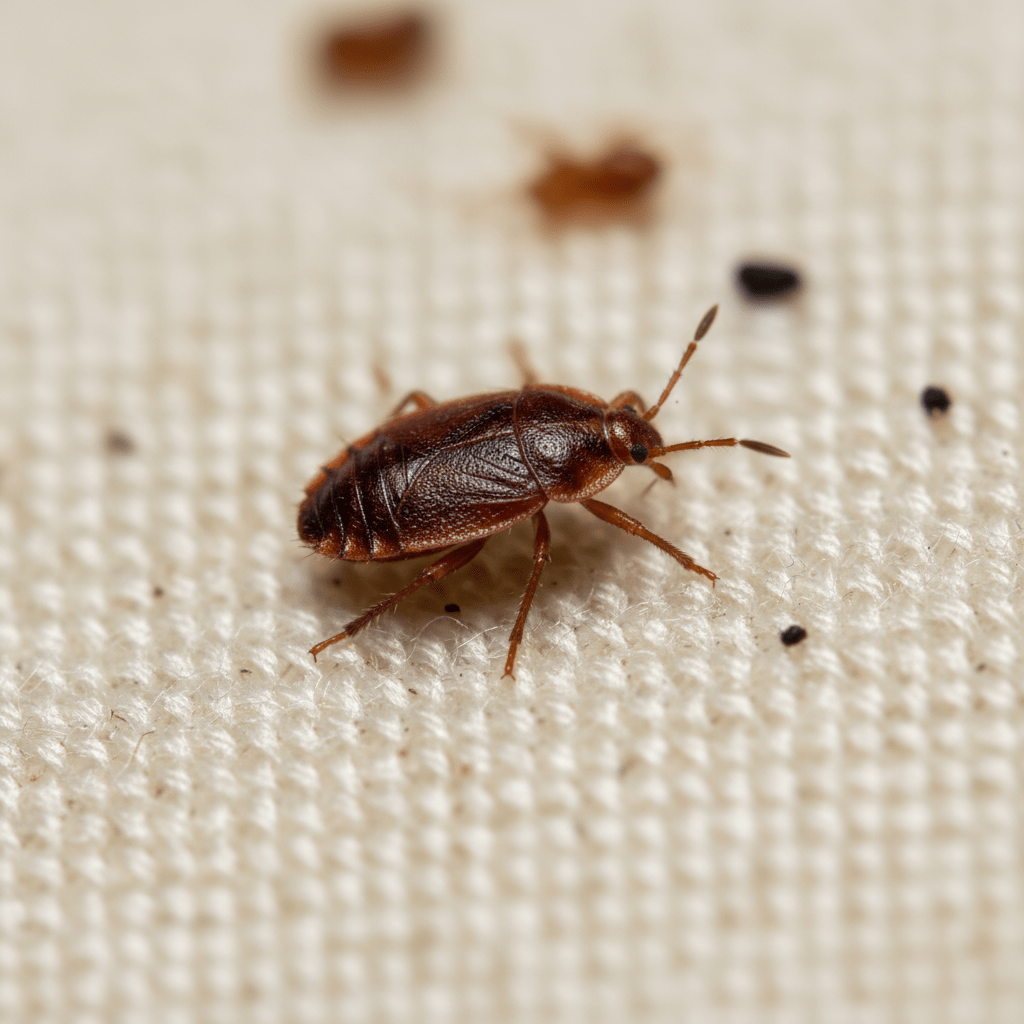 Punaise de lit sur un matelas