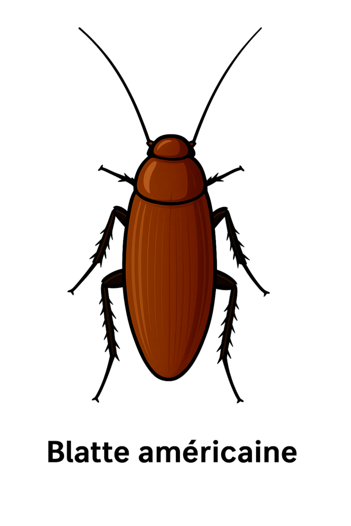 Image d'une blatte américaibne