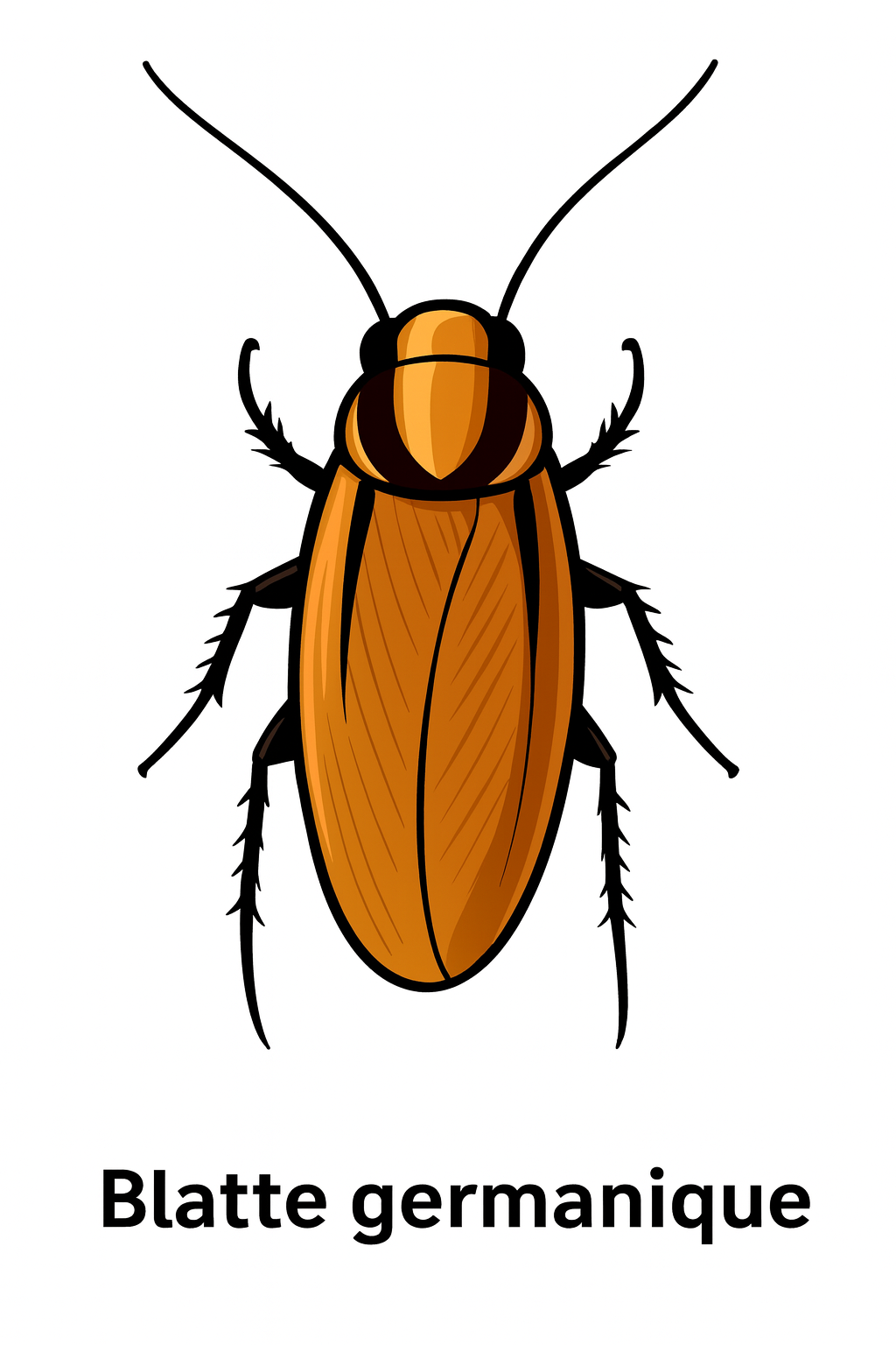 Image d'une blatte germanique